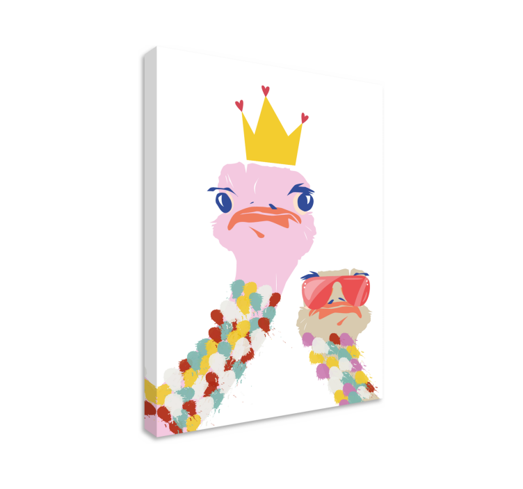 Okronani noj platna slike z motivi živali - TenStickers