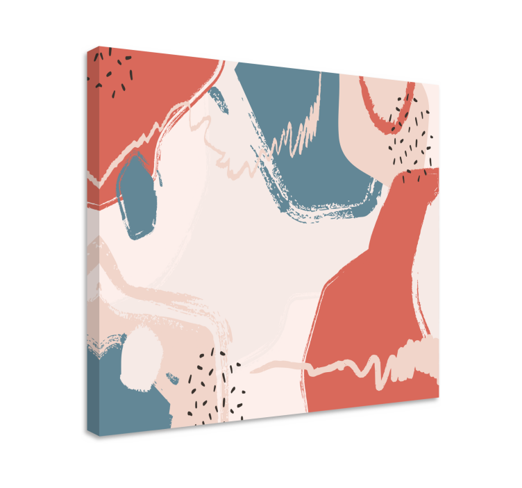 Abstract melody shapes za platno slikanje glasbe - TenStickers