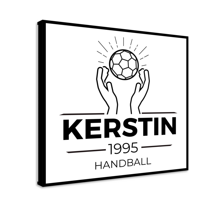 Personalised handball design dekorativna slika za najstnike - TenStickers