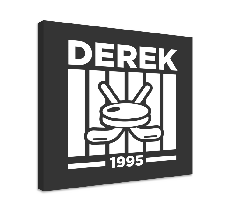 Personalised hockey design dekorativna slika za najstnike - TenStickers