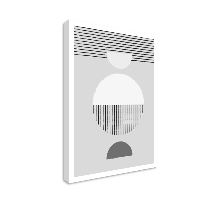 Estilo nórdico Dekorativno platno za jedilnico - TenStickers