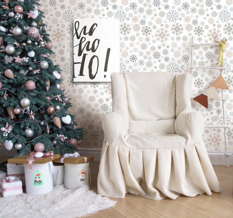 Festive phrase display platno s citatom za dom - TenStickers