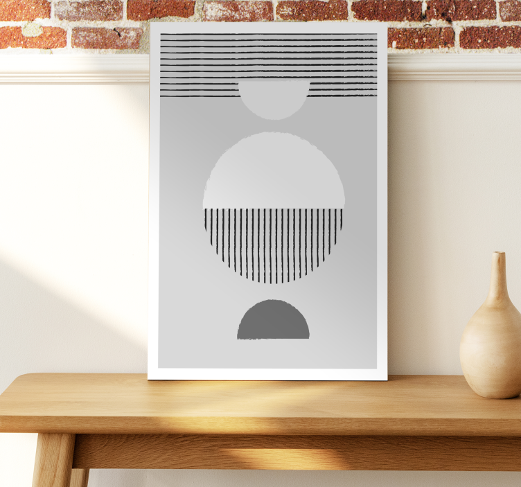 Estilo nórdico Dekorativno platno za jedilnico - TenStickers