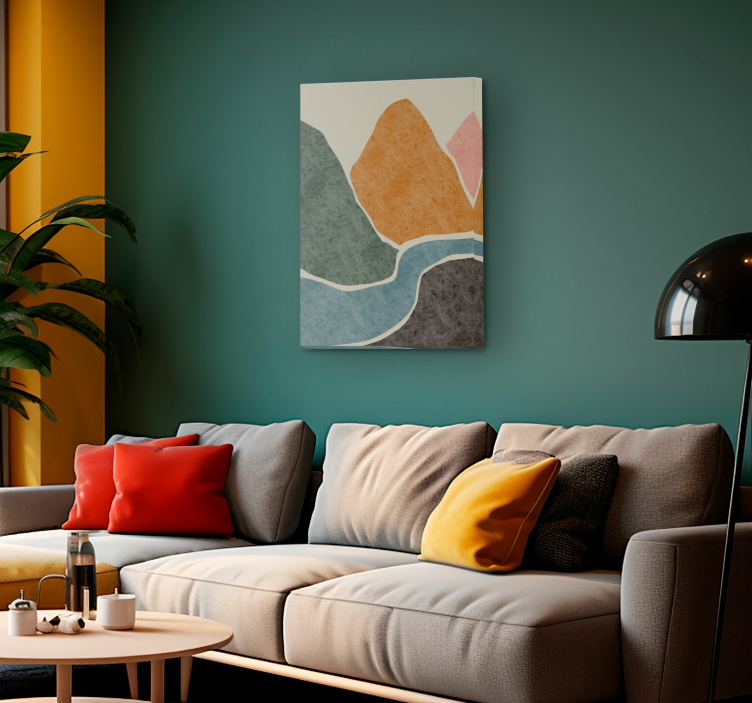 Pintura moderna abstraktni tisk na platno - TenStickers