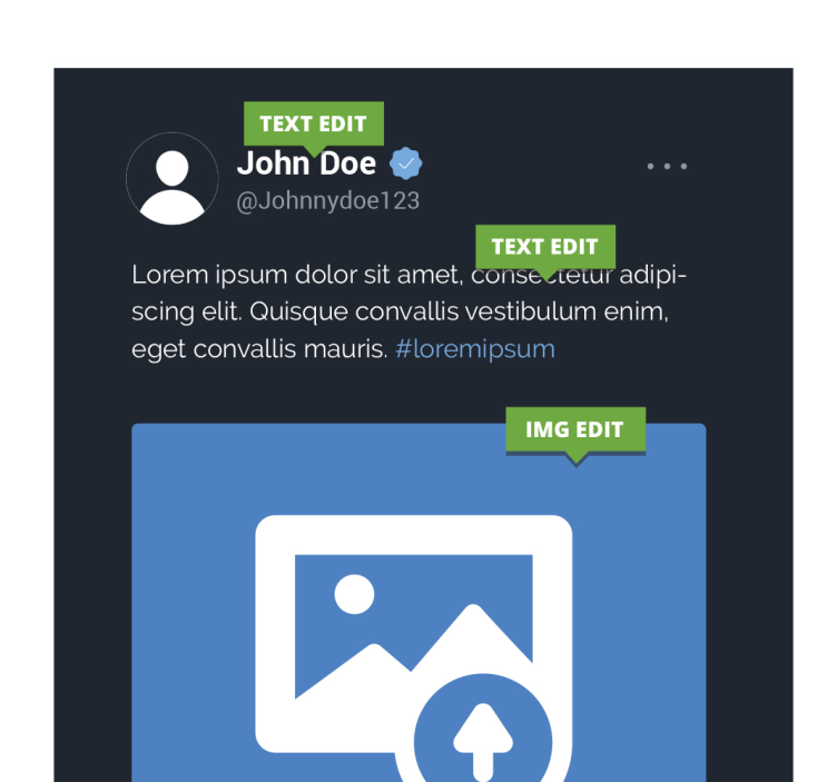 x twitter zaslon Prilagodljivo platno - TenStickers