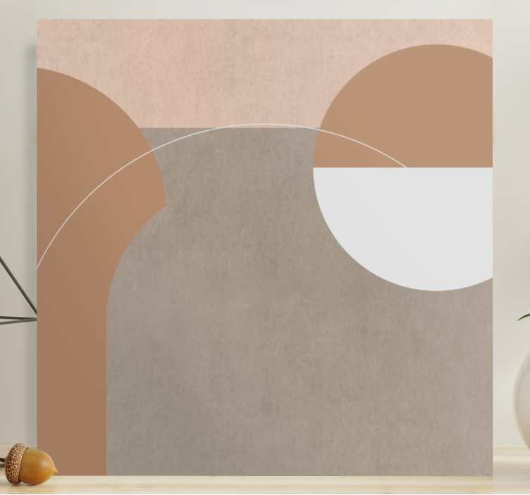 Abstract geometric forms moderno platno slikarstvo - TenStickers