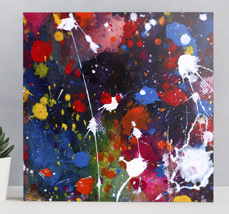 Akrilna barva na platnu art print - TenStickers