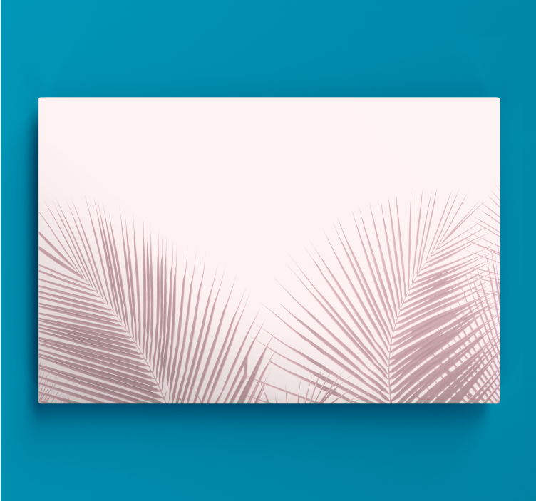 Elegant palm fronds slikarsko platno z rastlinami - TenStickers