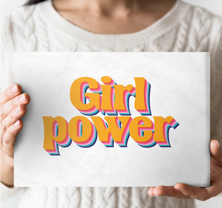 Empowering phrase platno s citatom za notranjo opremo - TenStickers