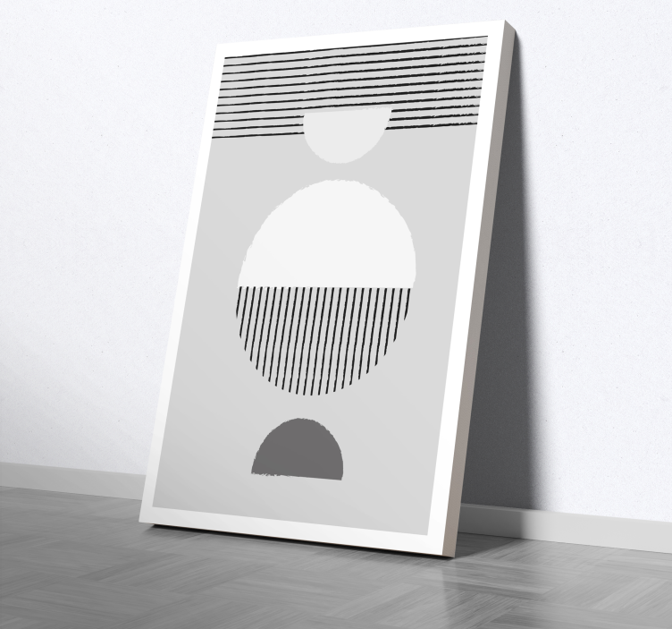 Estilo nórdico Dekorativno platno za jedilnico - TenStickers