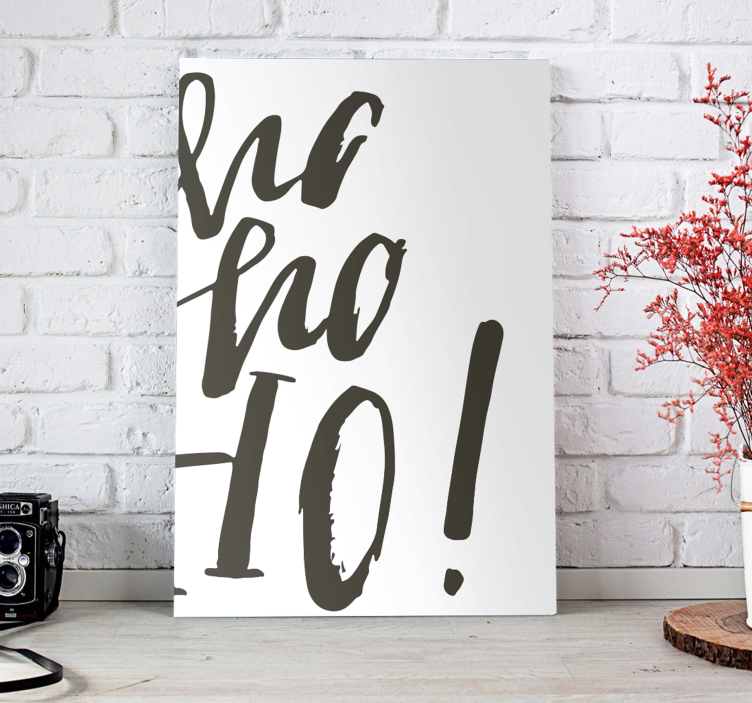 Festive phrase display platno s citatom za dom - TenStickers