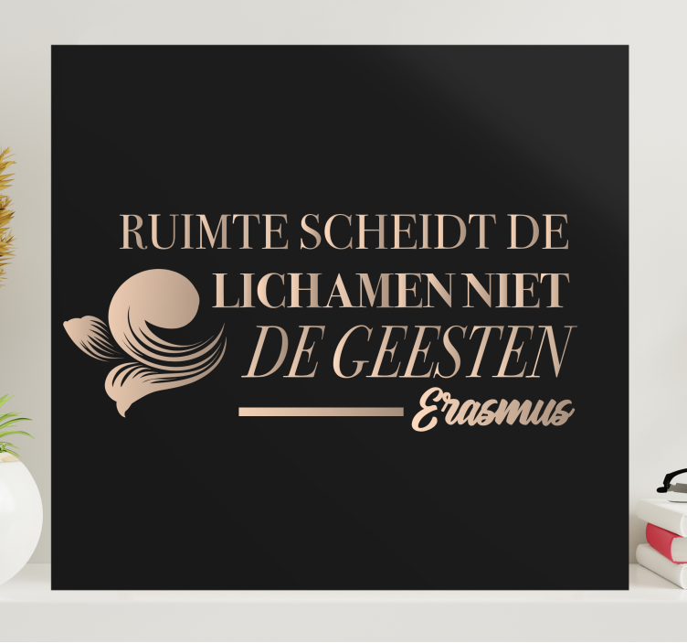 Filozofski citat platno za notranjo opremo - TenStickers