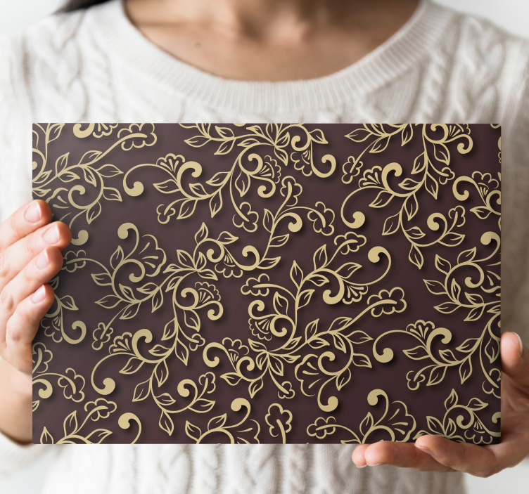 Graceful botanical arrangement slikarsko platno z rastlinami - TenStickers