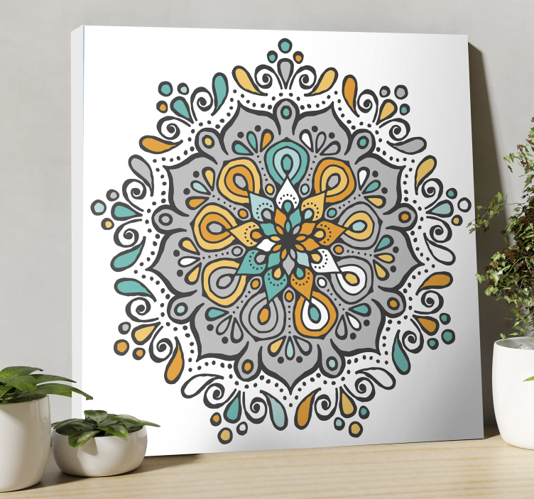 Intricate mandala design mandala platno za dekoracijo - TenStickers
