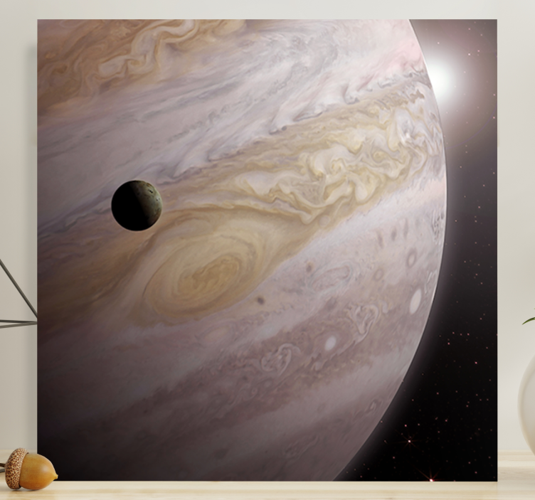 Jupiter's cosmic dance platno z dinozavrom - TenStickers