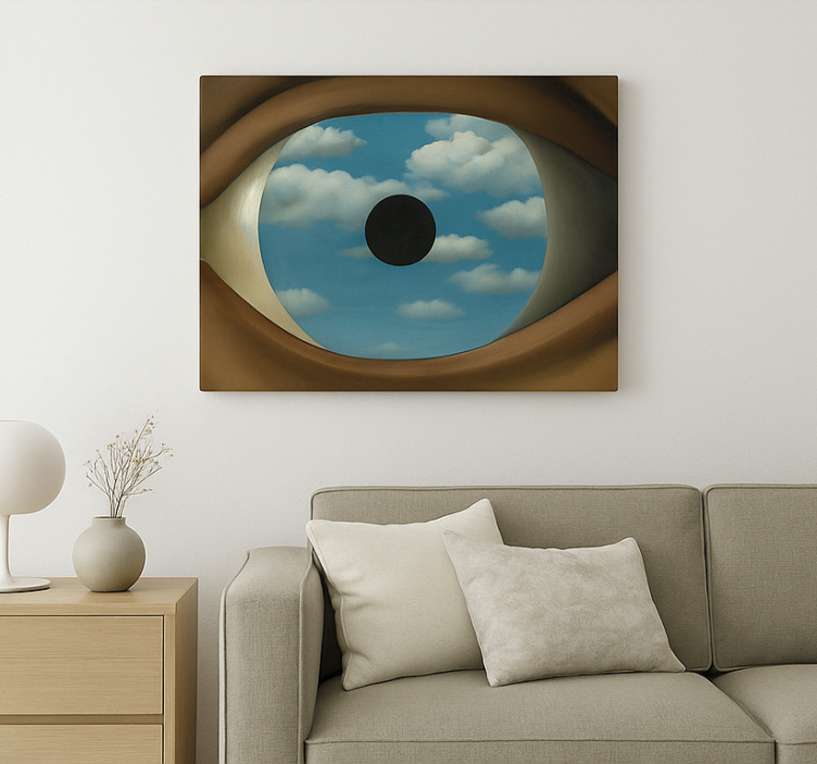 Lažno ogledalo platno umetniška slika - TenStickers