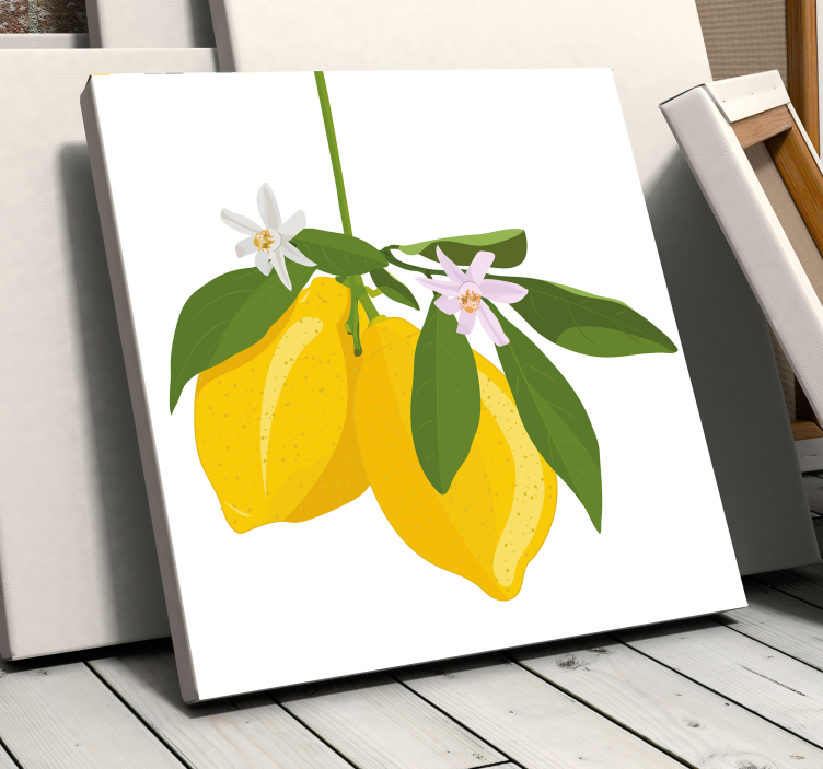 Limonino drevo sadje platno art - TenStickers