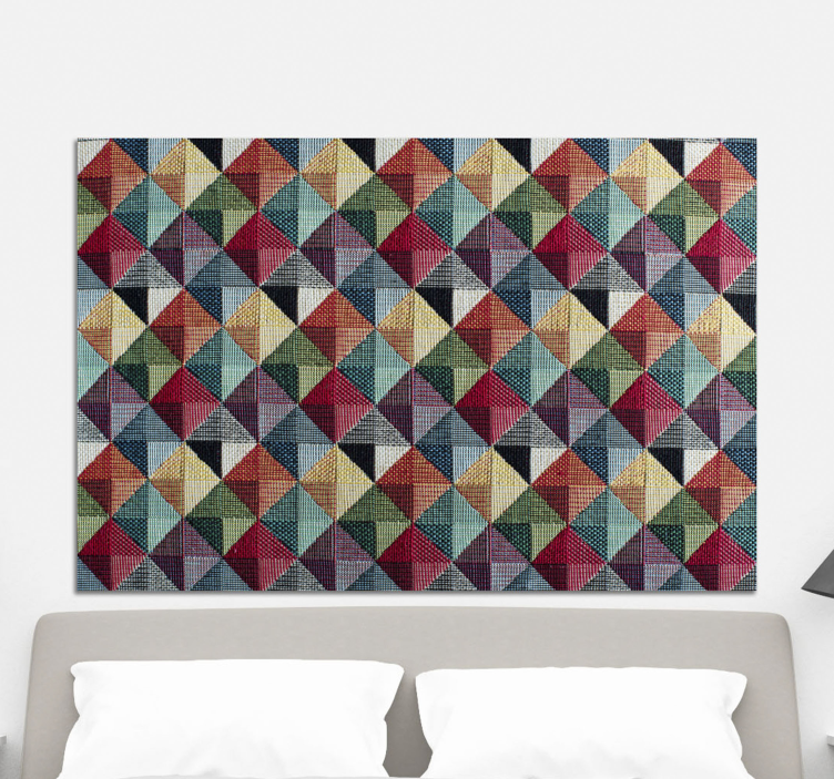 Lively geometric shapes platno slike geometrijski vzorci - TenStickers