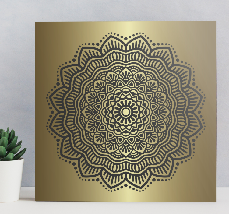 Mandala vhodna dvorana platno art - TenStickers