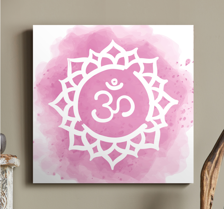 Om mandala design slika na platnu buda - TenStickers