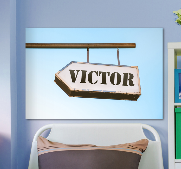 Platno z osebnim imenom - TenStickers