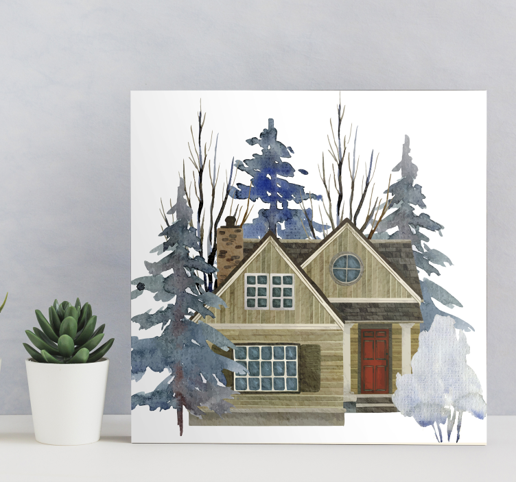 Rustikalni slog rustikalna umetnost platna - TenStickers