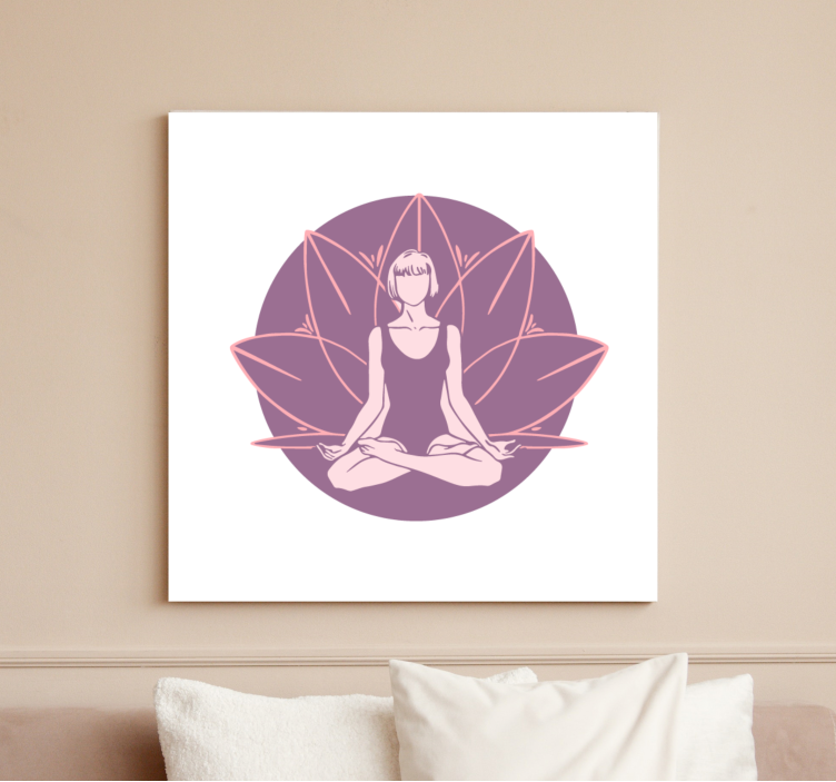 Serenity pose platno z zen motivom - TenStickers