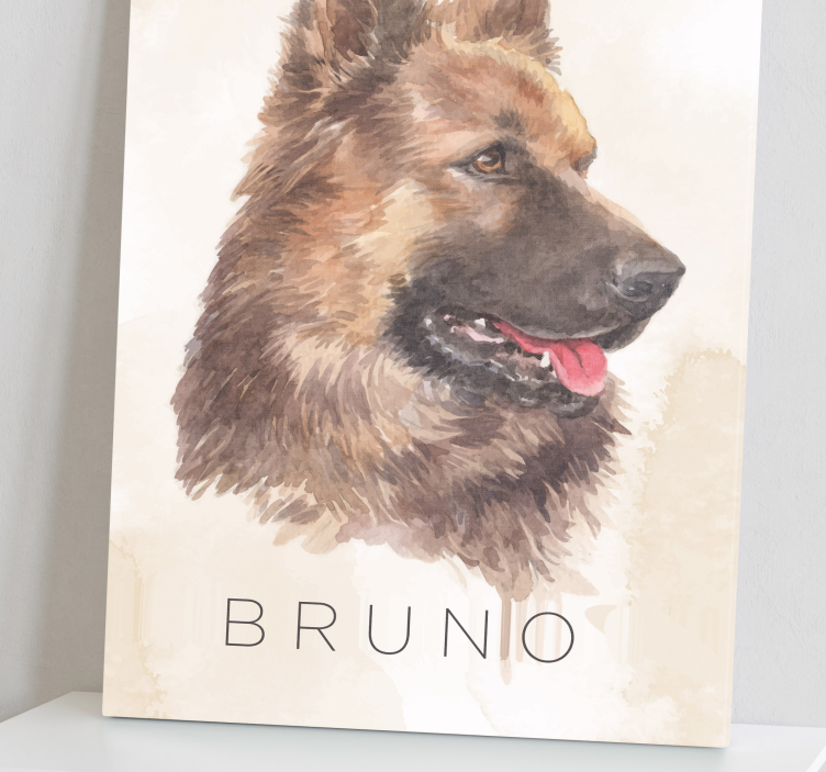 Odtisi platna nemškega ovčarja - TenStickers