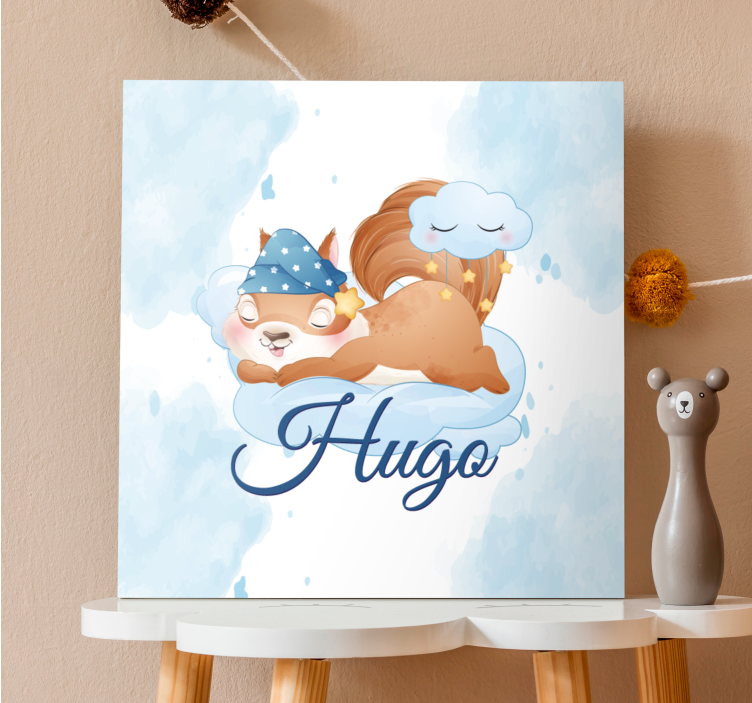 Squirrel dreaming cutely živali senčilo - TenStickers