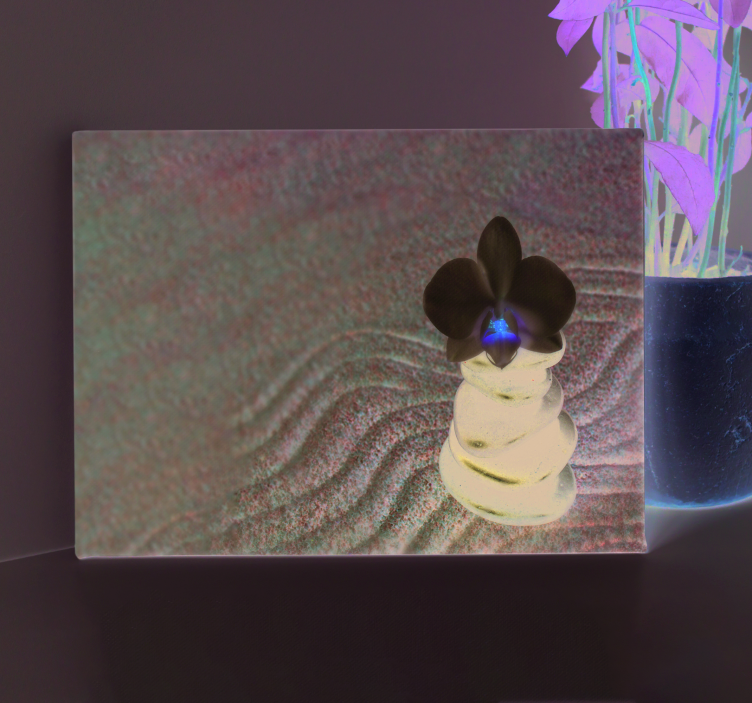 Zen kamni Dnevna soba platno - TenStickers