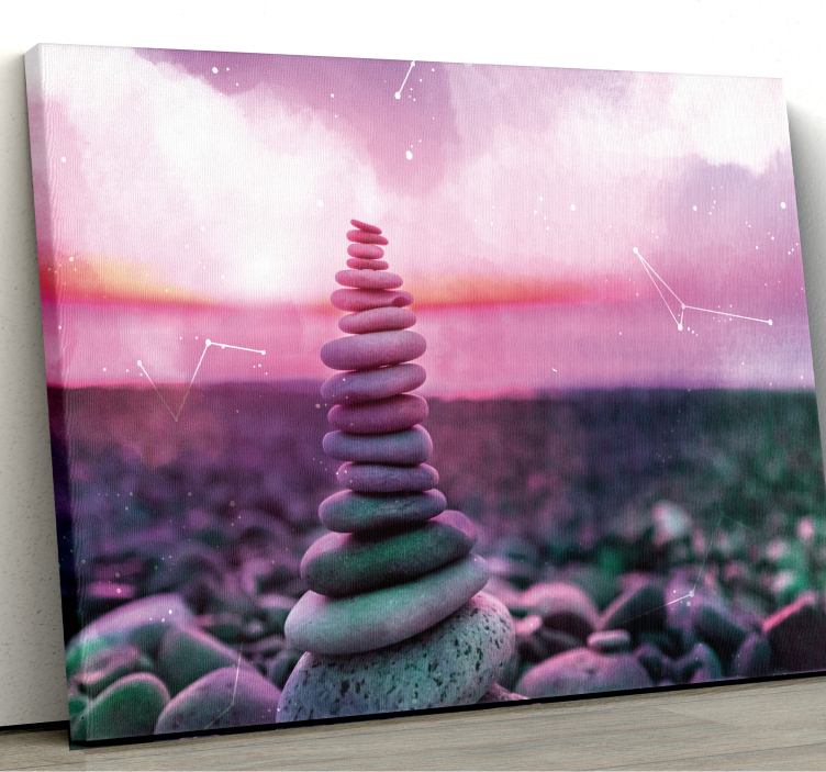 Tisk na platno zen stones - TenStickers