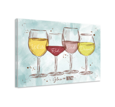 Rustico vino rustikalna platna - TenStickers