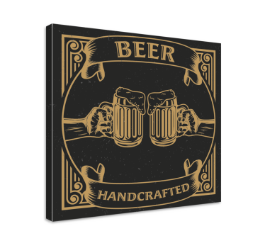 Bares rusticos cerveza rustikalna platnena stenska umetnost - TenStickers
