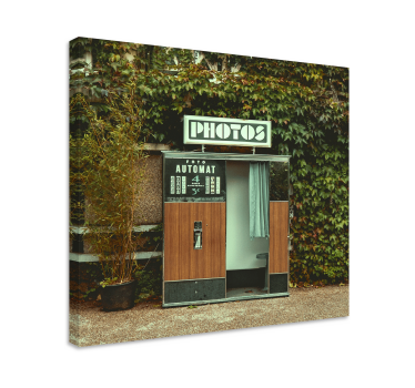 Vintage photo booth tisk video iger na platnu - TenStickers