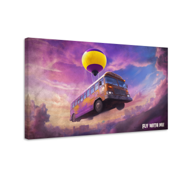 V letujočem avtobusu je bilo veselo. Vsi so se smejali in se zaba - TenStickers