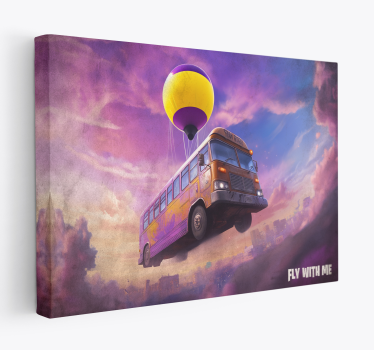 V letujočem avtobusu je bilo veselo. Vsi so se smejali in se zaba - TenStickers