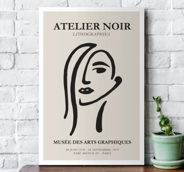 Atelje noir platnena umetnost - TenStickers