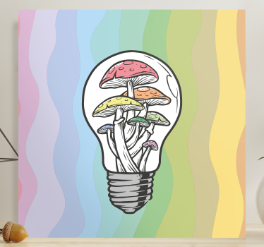 Mushroom light bulb svetilka za prijetno osvetlitev - TenStickers