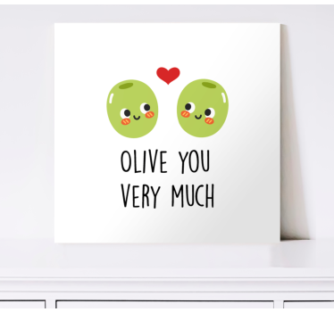 Smešna ponudba z olivnimi stenskimi slikami - TenStickers