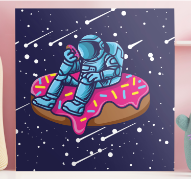 Vesolec na krofu tisk video iger na platno - TenStickers