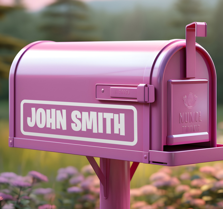 1-palčne črke v nabiralniku po meri nalepka za poštni nabiralnik - TenStickers