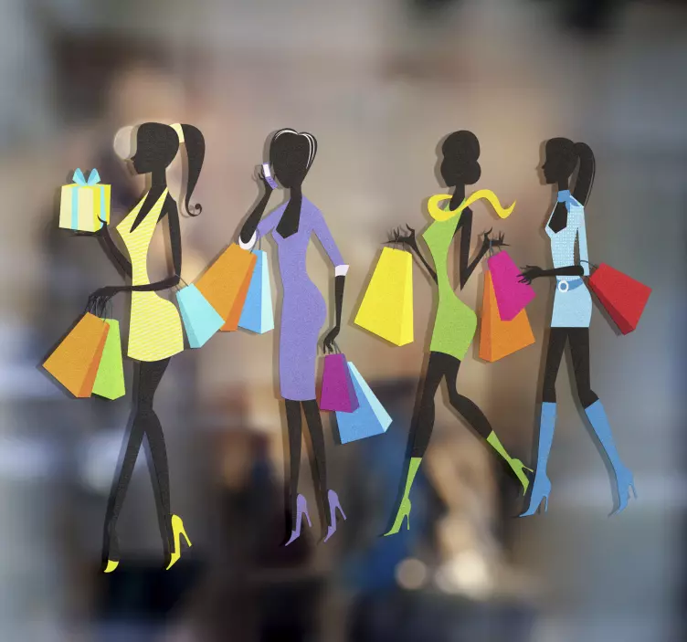 Dekleta za nakupovanje stenskih nalepk - TenStickers