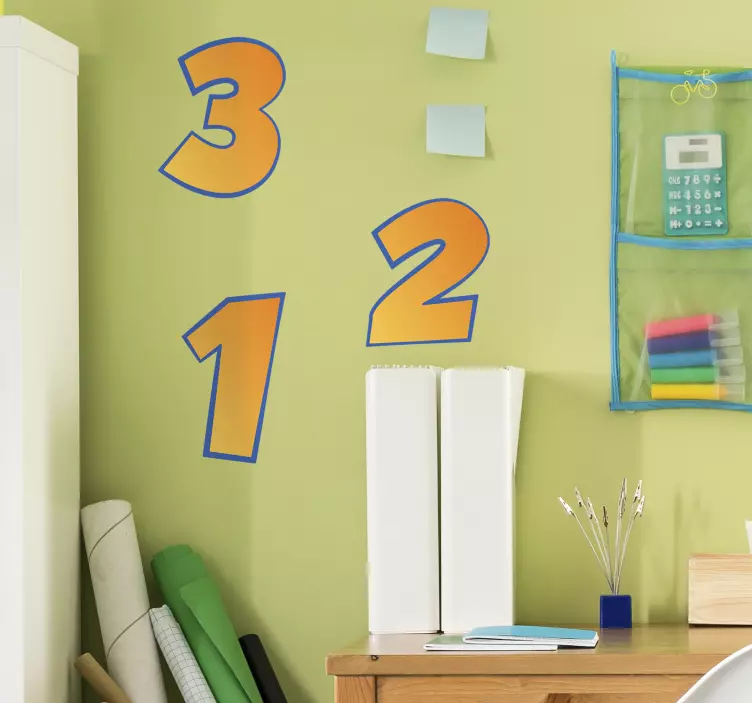 Nalepke številke motornih koles - TenStickers