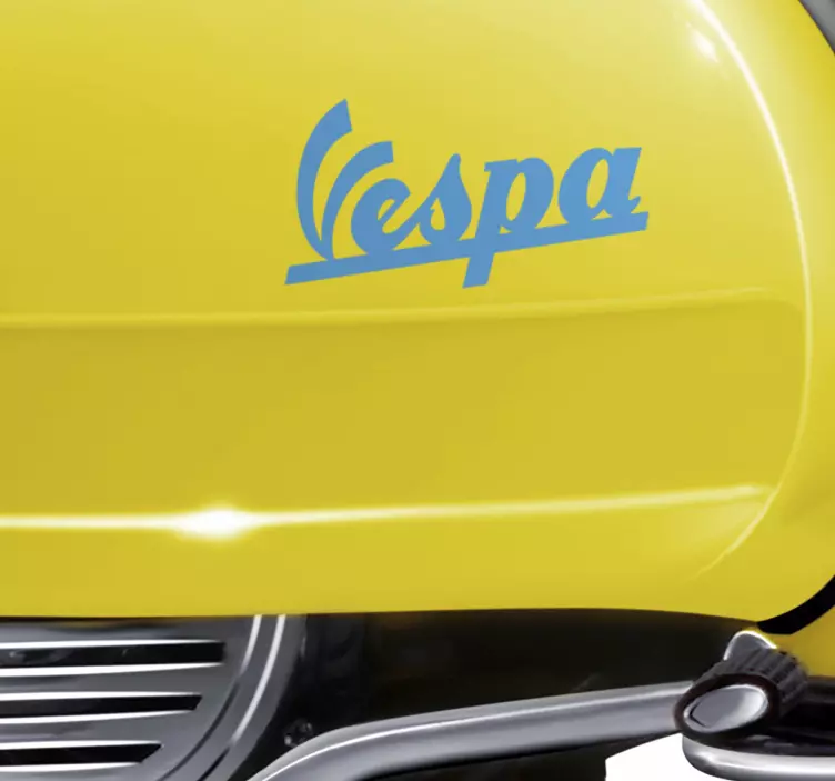 Vesla nalepka motocikla vespa - TenStickers