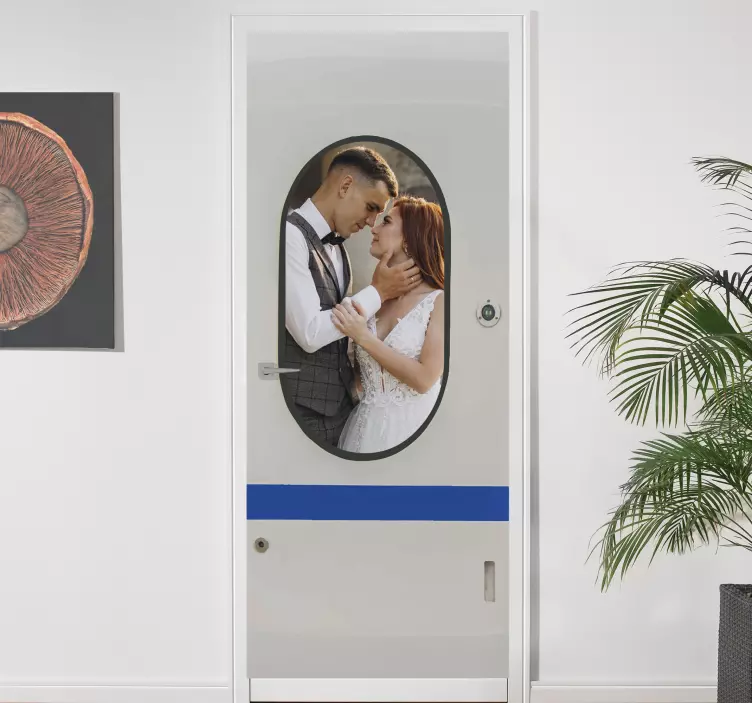 Vinilna nalepka za vrata metro - TenStickers