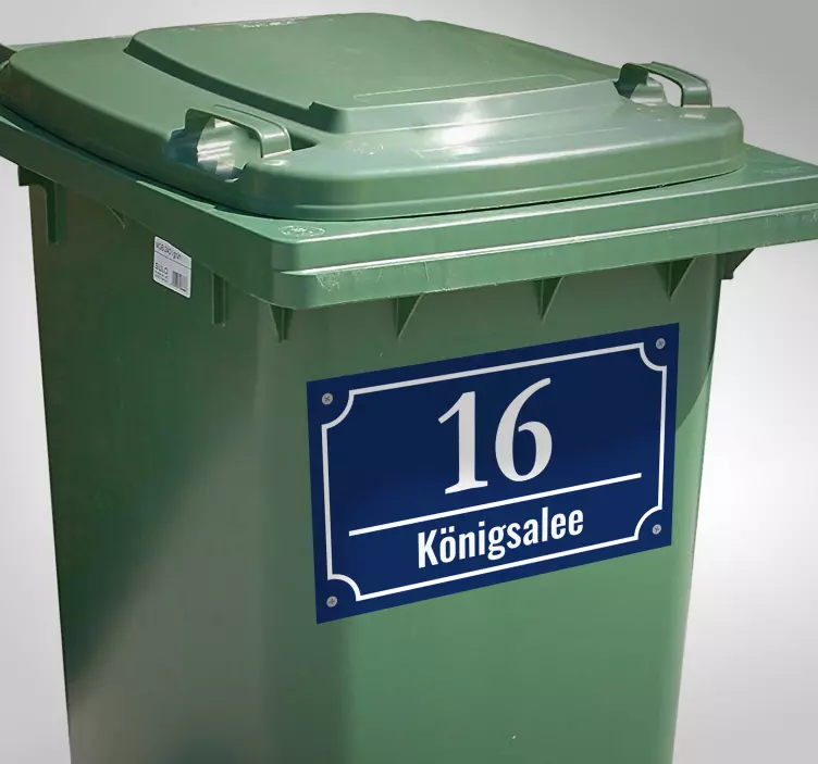 Nalepka uličnih in številčnih vrat - TenStickers