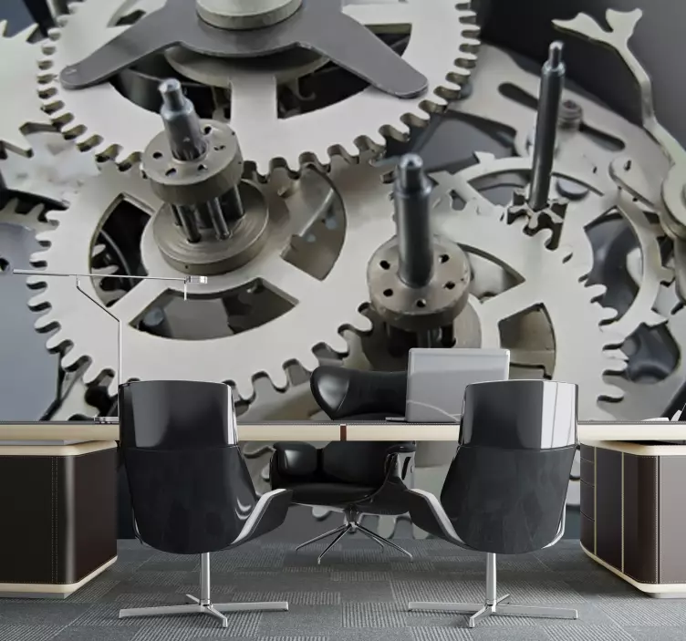 Stenski stenski stenski mehanizem ure - TenStickers