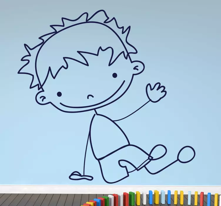 Fant je sedel na tleh - TenStickers