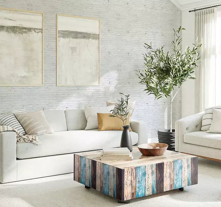 Barva lesa dnevni prostor stenski dekor - TenStickers