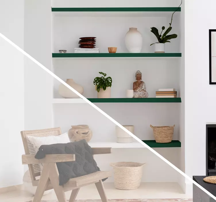 Barvni polici manjka nalepka - TenStickers